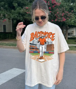 BALTIMORE BASEBALL SKELETON T-Shirt