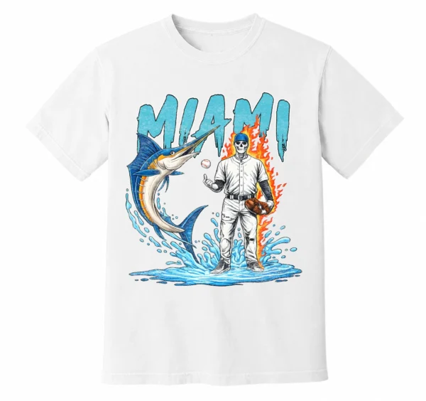 MIAMI BASEBALL T-SHIRT