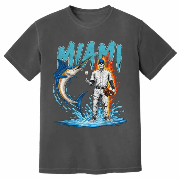 MIAMI BASEBALL T-SHIRT