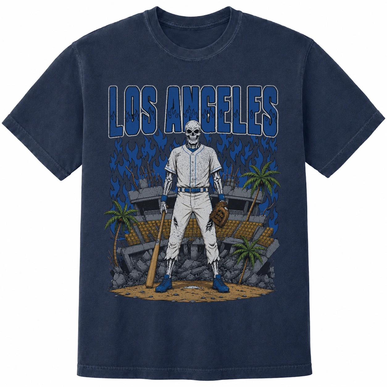 Los Angeles Dodgers LOS ANGELES "BLUE" BASEBALL
