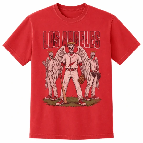 LOS ANGELES “RED” BASEBALL - product view 2