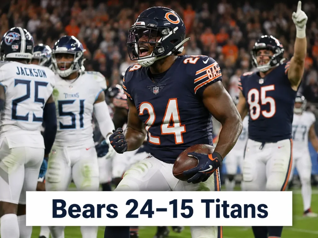 Bears Cruise to 24-15 Preseason Finale Win Over Titans.