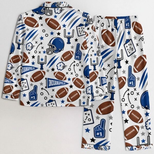 Indianapolis Women’s Satin Pajama Set – Football Sleepwear