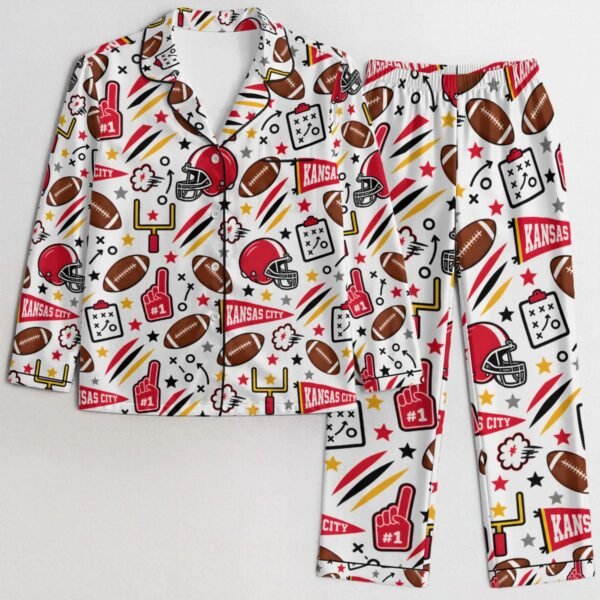 320596-8c5de61c-931e-4f96-9d7d-e302c8d00d28.jpg Kansas City Women’s Satin Pajama Set – Football Sleepwear
