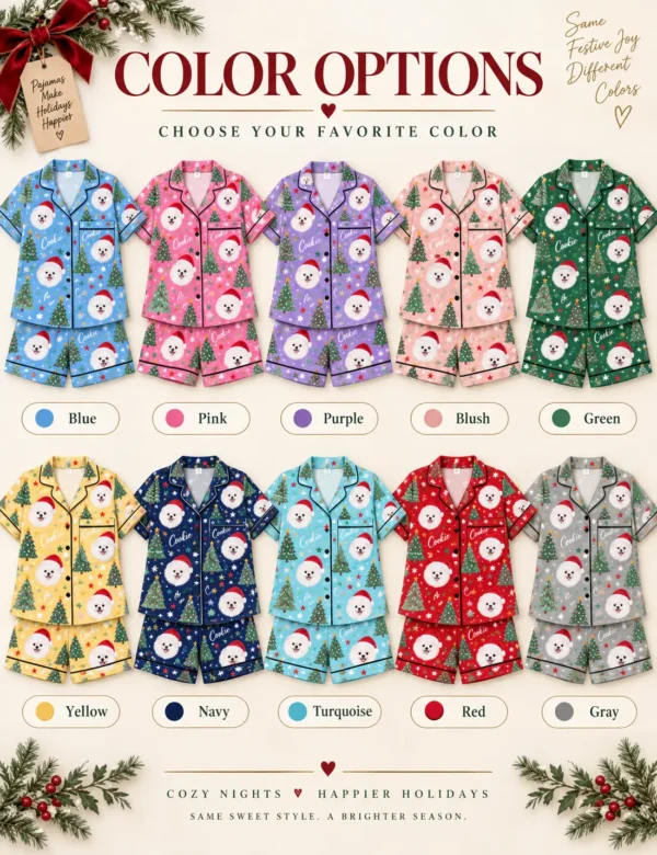 5f18ba6a-0da4-45bb-bb8b-c959c7abf7cc Personalized Christmas Pajama Set – Custom Pet Photo Holiday Sleepwear