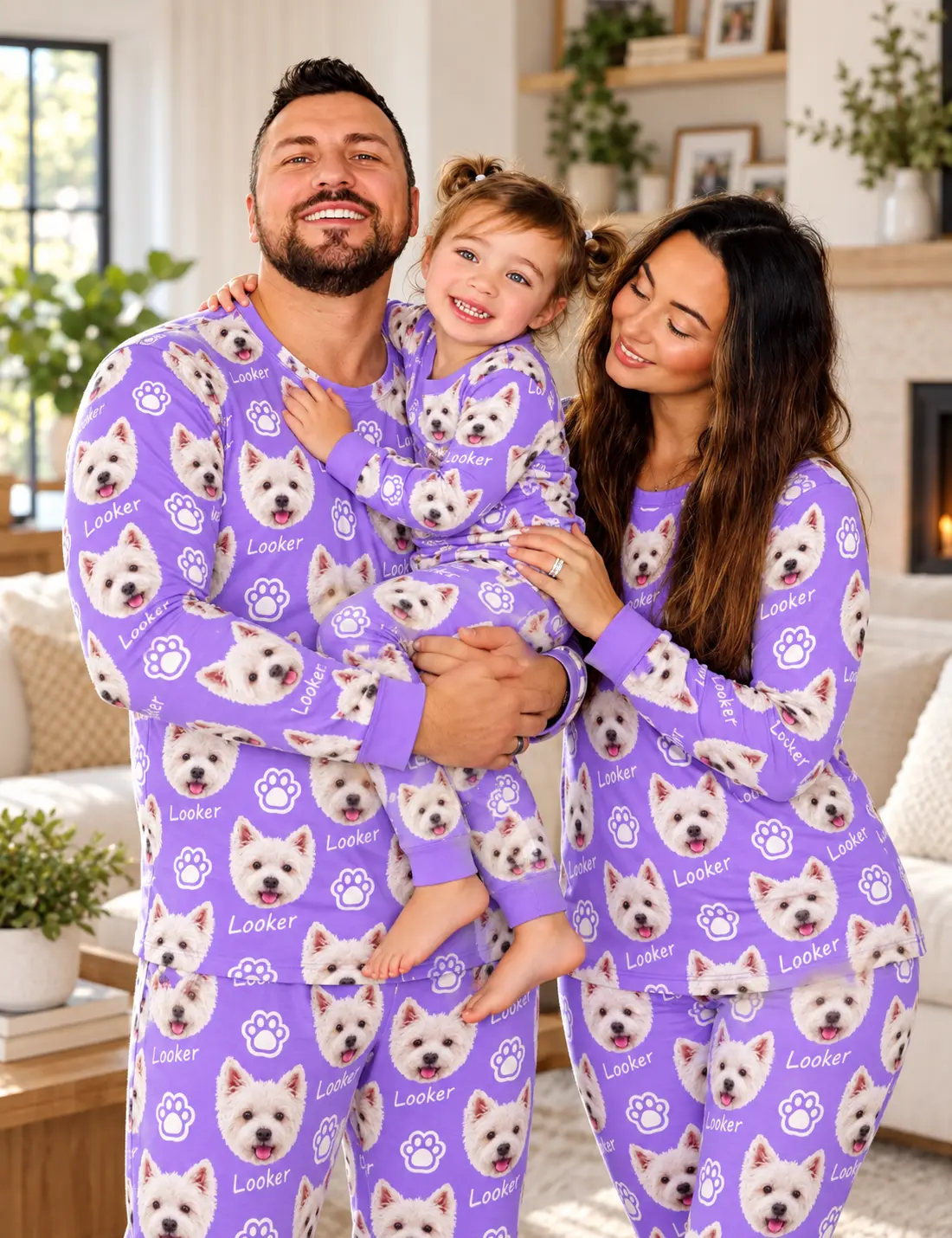 Personalized Family Pajamas Set – Matching Custom Photo Sleepwear