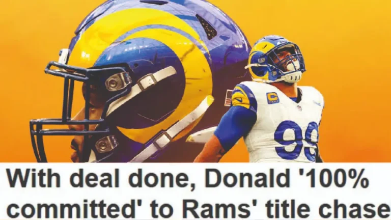 Aaron Donald Comes Out of Retirement to Rejoin the Rams’ Super Bowl Push