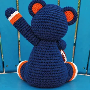Bear Football Mascot Inspired – Learn How to Crochet Amigurumi - product view 2