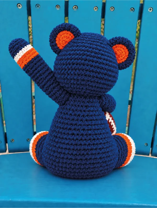 Bear Football Mascot Inspired – Learn How to Crochet Amigurumi - product view 2