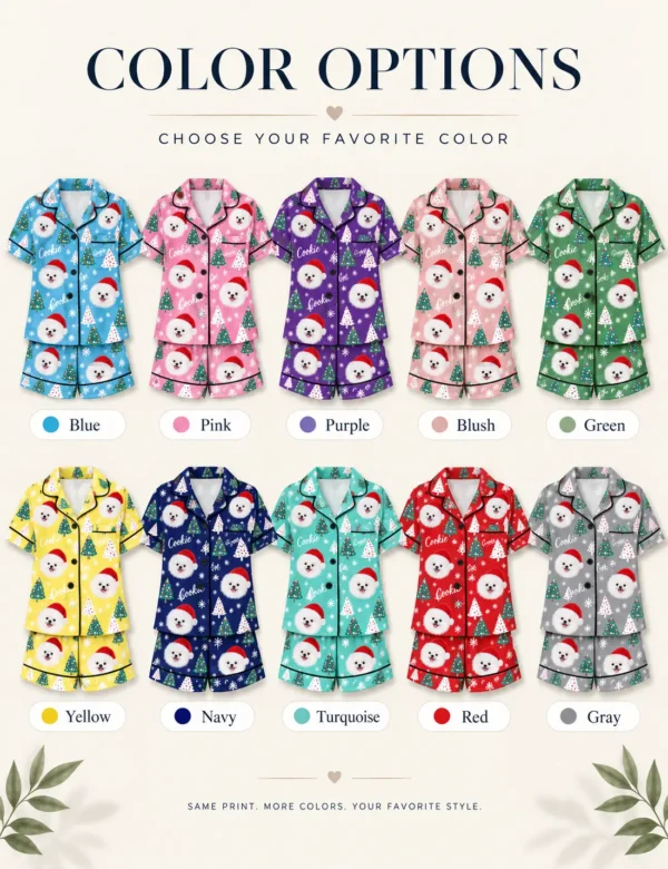 ChatGPT Image Sep 22, 2026, 02_16_37 PM Personalized Pet Christmas Pajama Set – Custom Holiday Gift