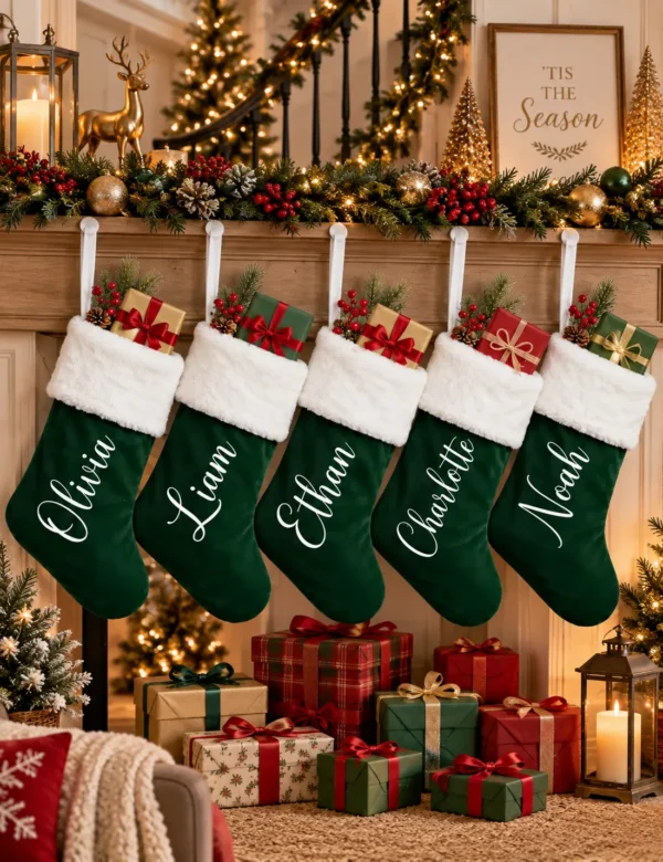 ChatGPT Image Sep 23, 2026, 03_41_40 AM (4) Personalized Family Christmas Stockings Set of 2 – Custom Name Holiday Keepsake
