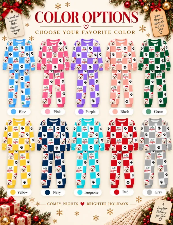 ChatGPT Image Sep 24, 2026, 02_14_38 PM Personalized Family Christmas Pajamas – Custom Pet Photo Matching Holiday Set