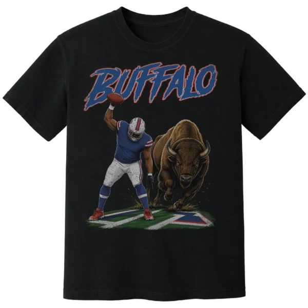 Buffalo Football Football Shirt | Vintage Comfort Colors Tee