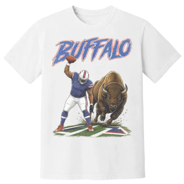 Buffalo Football Football Shirt | Vintage Comfort Colors Tee