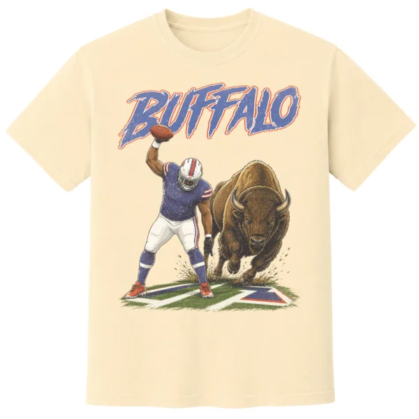 Buffalo Football Football Shirt | Vintage Comfort Colors Tee
