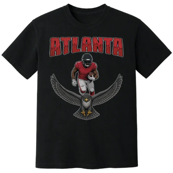 Atlanta Football Football Shirt | Vintage Comfort Colors Tee
