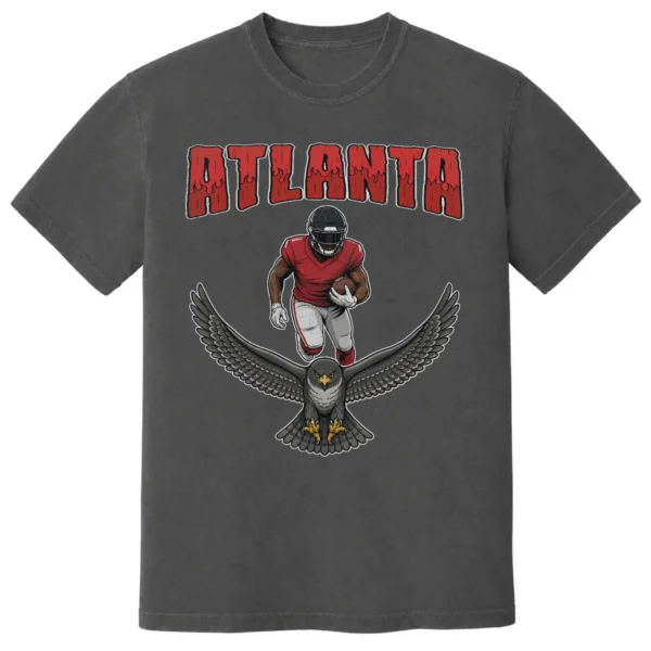 Atlanta Football Football Shirt | Vintage Comfort Colors Tee