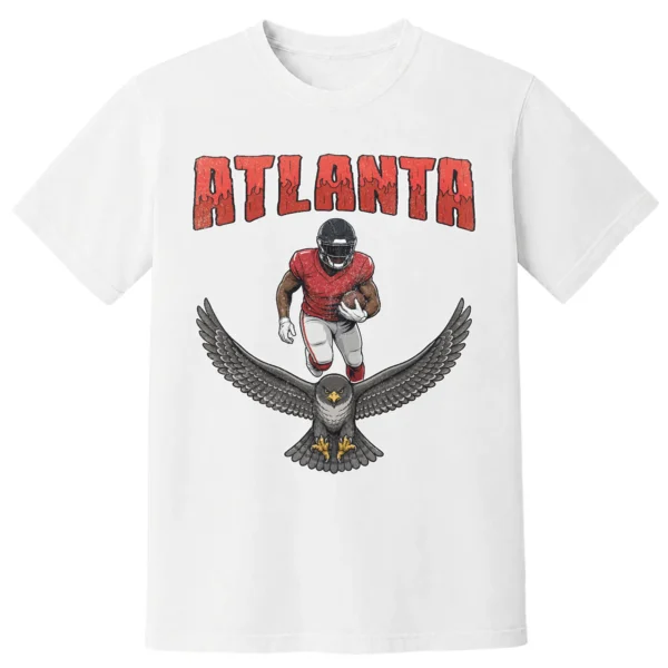 Atlanta Football Football Shirt | Vintage Comfort Colors Tee