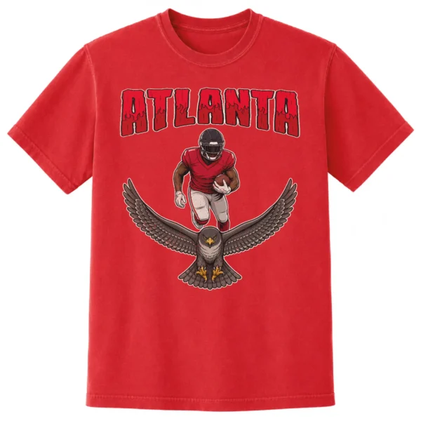 Atlanta Football Football Shirt | Vintage Comfort Colors Tee
