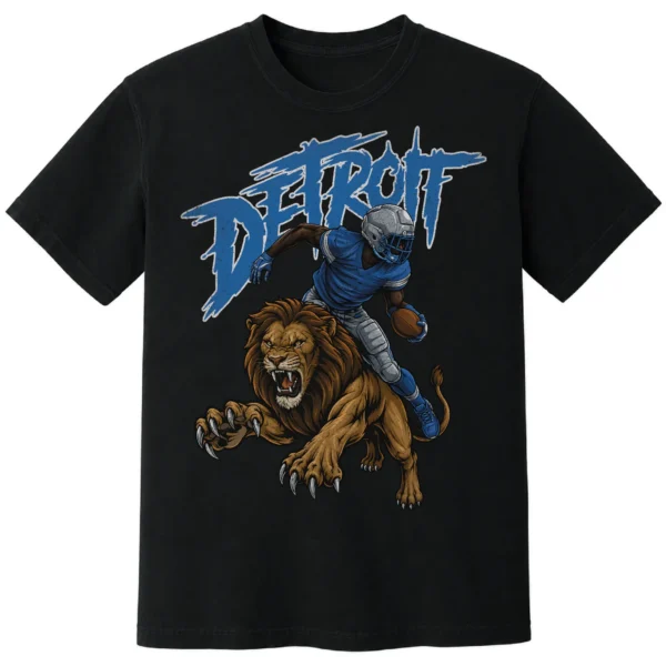 DETROIT FOOTBALL T-SHIRT - product view 7