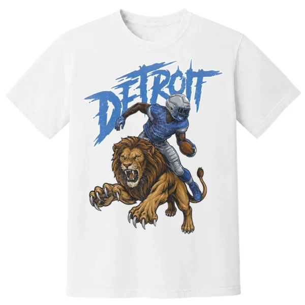 DETROIT FOOTBALL T-SHIRT - product view 6