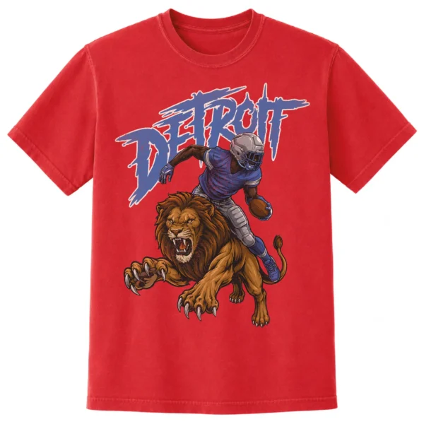 DETROIT FOOTBALL T-SHIRT - product view 5