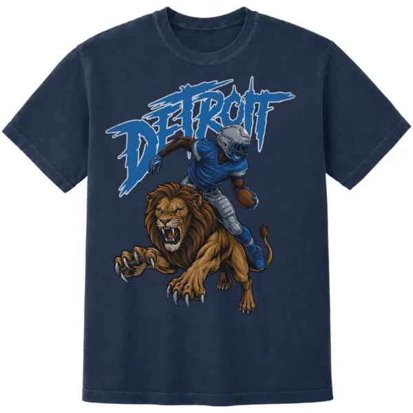 DETROIT FOOTBALL T-SHIRT - product view 3