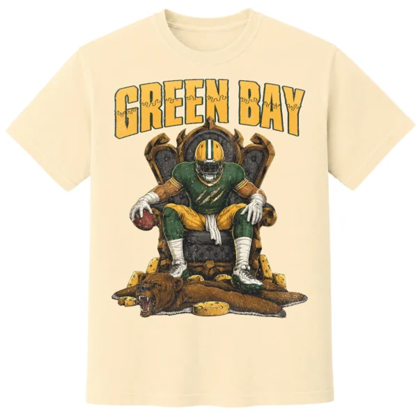 GREEN BAY FOOTBALL T-SHIRT - product view 2