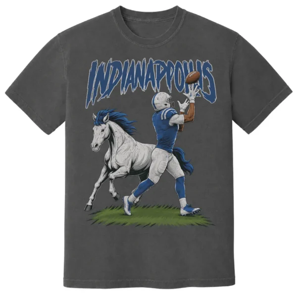 Indianapolis Football Football Shirt | Vintage Comfort Colors Tee INDIANAPOLIS FOOTBALL T-SHIRT - product view 4