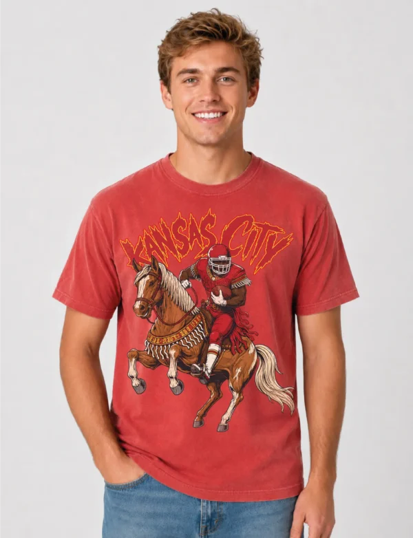 Kansas City Football Football Shirt KANSAS CITY FOOTBALL T‑SHIRT