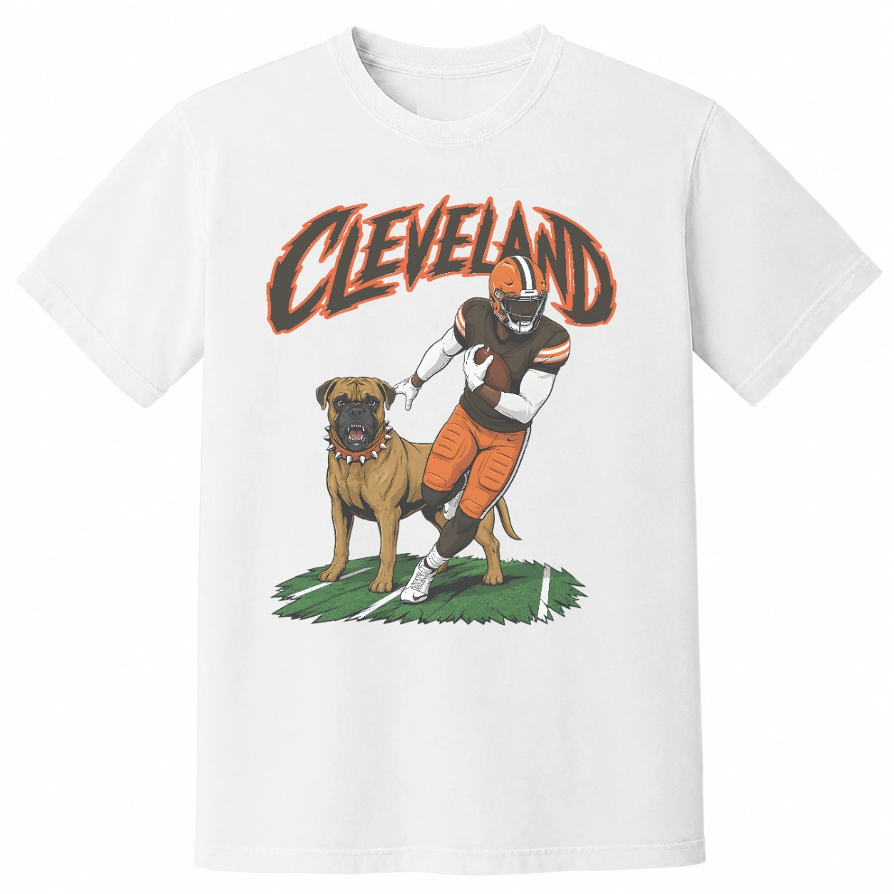 Cleveland football dog shirt