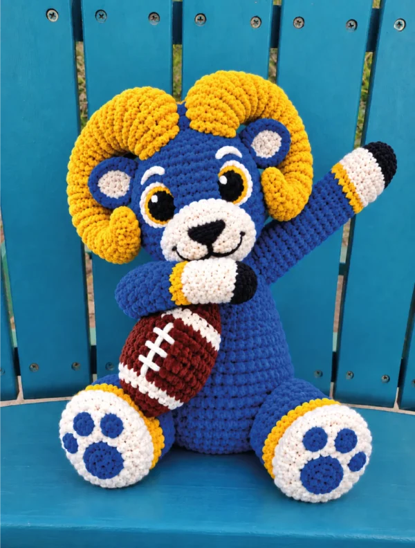 Football Ram Amigurumi Crochet Pattern - product view 2