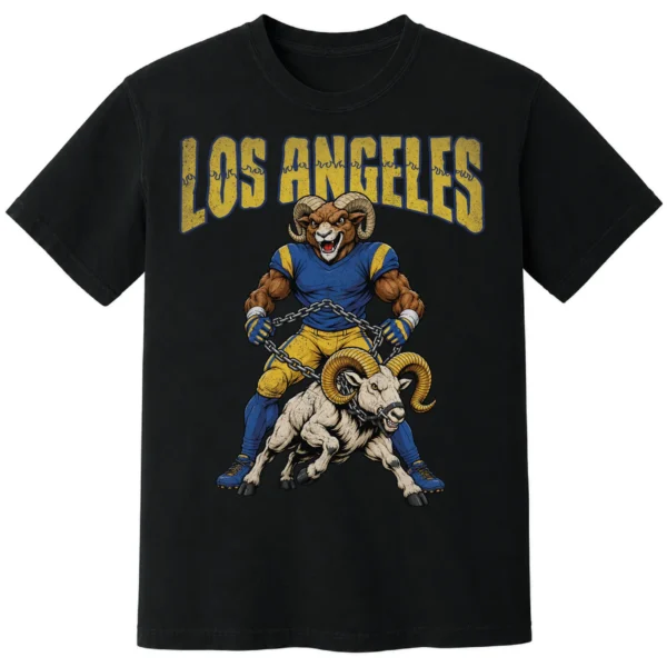 LOS ANGELES FOOTBALL v4 T-SHIRT - product view 7