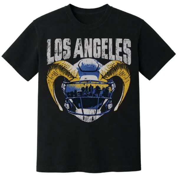 LOS ANGELES FOOTBALL HELMET T-SHIRT - product view 7