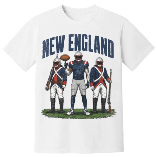 NEW ENGLAND FOOTBALL T-SHIRT - product view 6