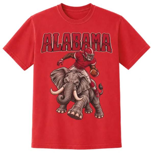 ALABAMA FOOTBALL v4 T-SHIRT - product view 5