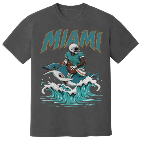 MIAMI FOOTBALL T-SHIRT - product view 5