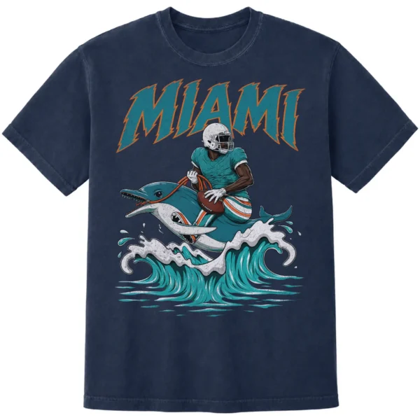 MIAMI FOOTBALL T-SHIRT - product view 6