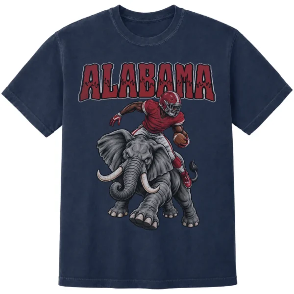 ALABAMA FOOTBALL v4 T-SHIRT - product view 3