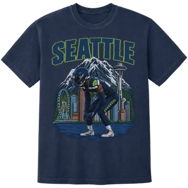 SEATTLE FOOTBALL T-SHIRT - product view 3