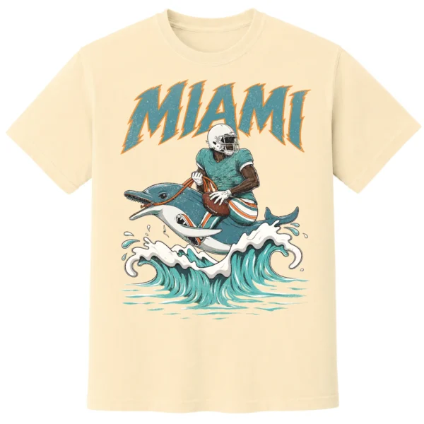 MIAMI FOOTBALL T-SHIRT - product view 7