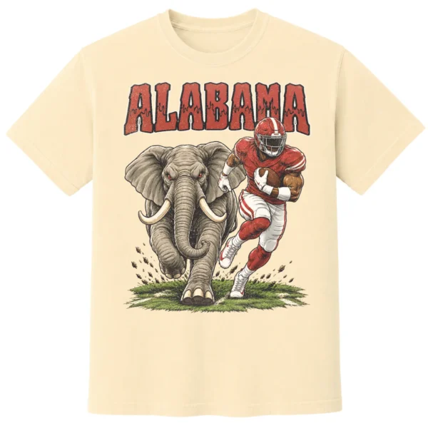 ALABAMA FOOTBALL T-SHIRT - product view 2