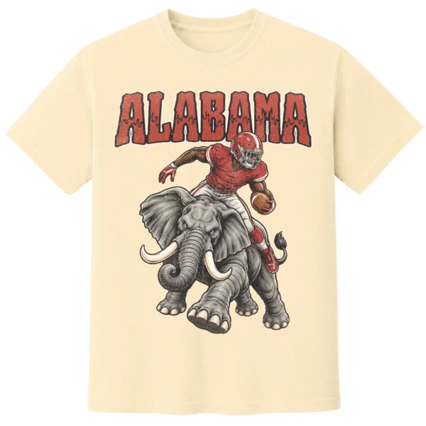 ALABAMA FOOTBALL v4 T-SHIRT - product view 2