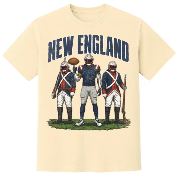 NEW ENGLAND FOOTBALL T-SHIRT - product view 2