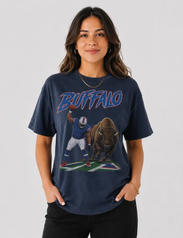 Buffalo Football Football Shirt | Vintage Comfort Colors Tee