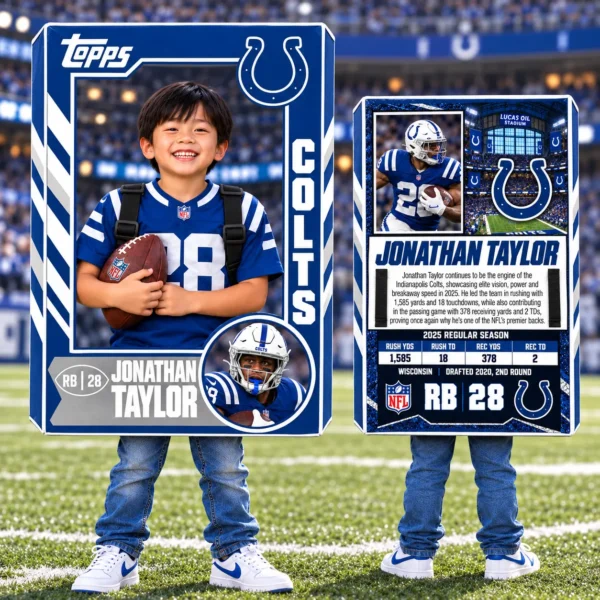 Custom Sports Trading Card Costume | DIY Wearable Sports Card | Editable Design | Baseball Card | Personalized | Halloween Costume. Digital File - Indianapolis