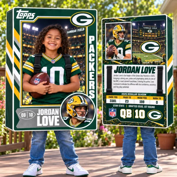 Custom Sports Trading Card Costume | DIY Wearable Sports Card | Editable Design | Baseball Card | Personalized | Halloween Costume. Digital File - Green Bay