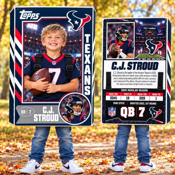 Custom Sports Trading Card Costume | DIY Wearable Sports Card | Editable Design | Baseball Card | Personalized | Halloween Costume. Digital File - Houston