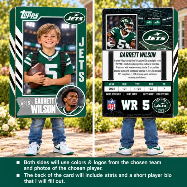 Custom Sports Trading Card Costume | DIY Wearable Sports Card | Editable Design | Baseball Card | Personalized | Halloween Costume. Digital File - New York